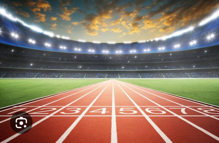Cinder Athletic Track